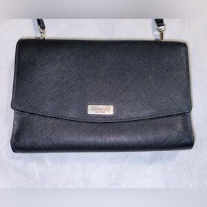 Kate Spade Black Saffiano Leather Crossbody
